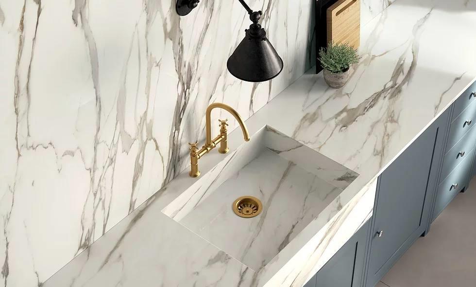 calacatta gold marble slab