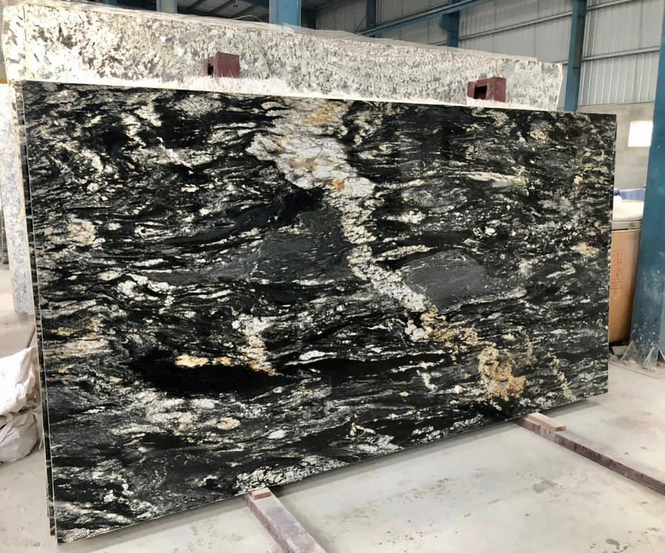 Black Granite slabs