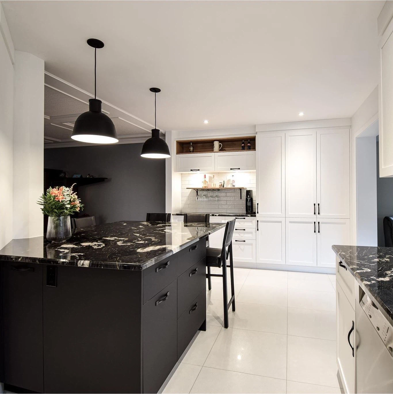 Titanium Black Granite Countertop