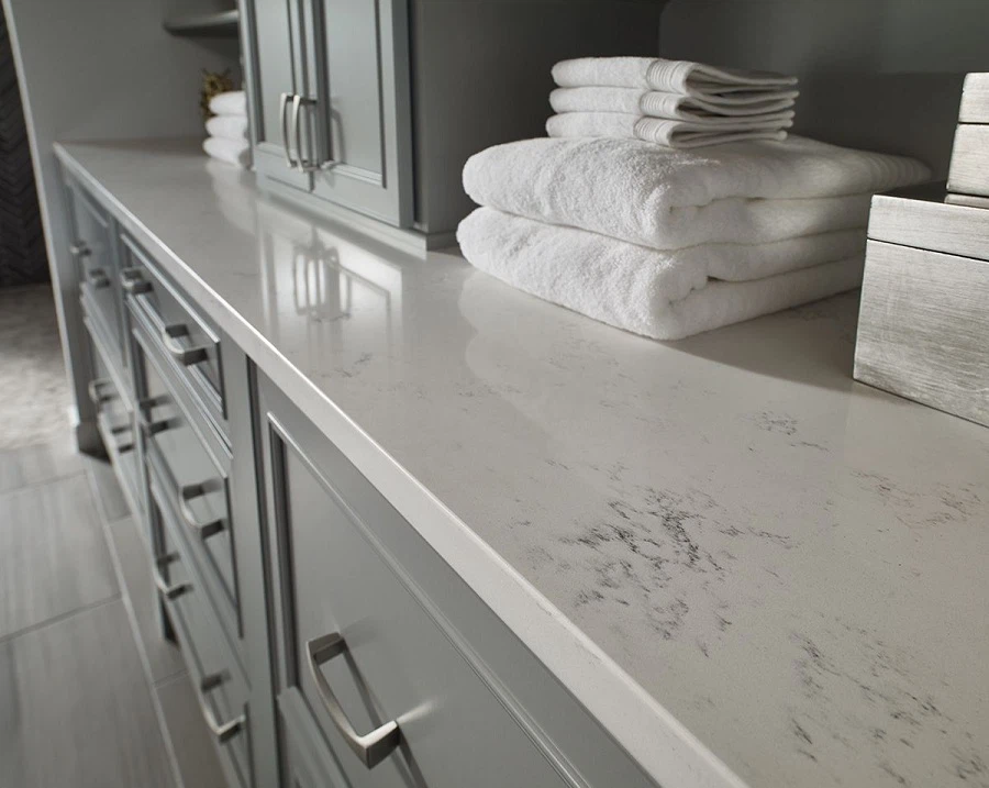 Carrara marmi quartz top