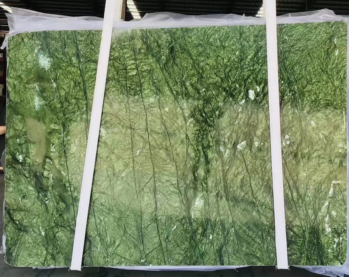 Ming green marble slab