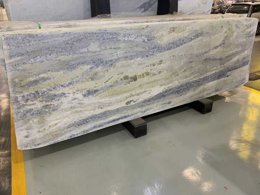 luxury blue marble