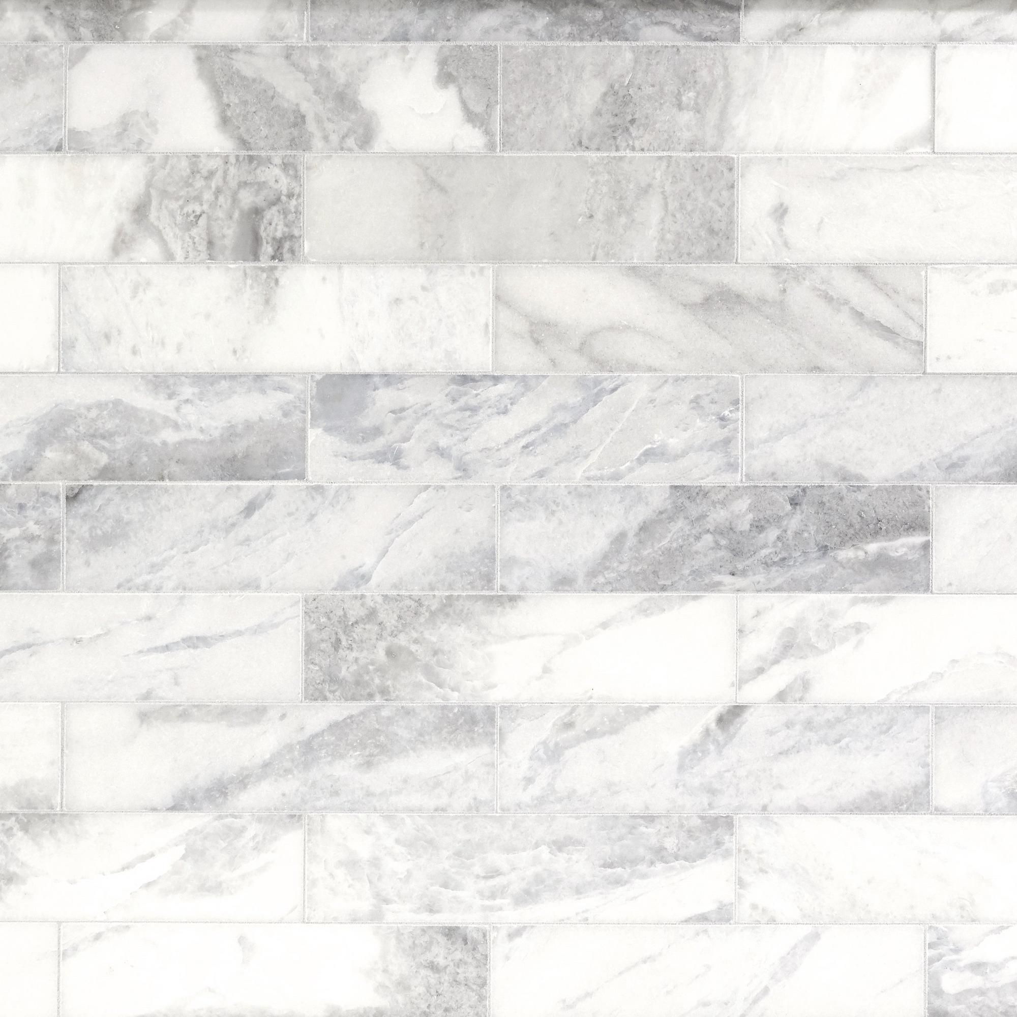 Sahara Carrara polished marble tile