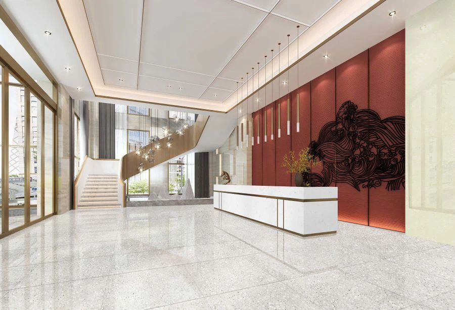 Terrazzo tiles flooring