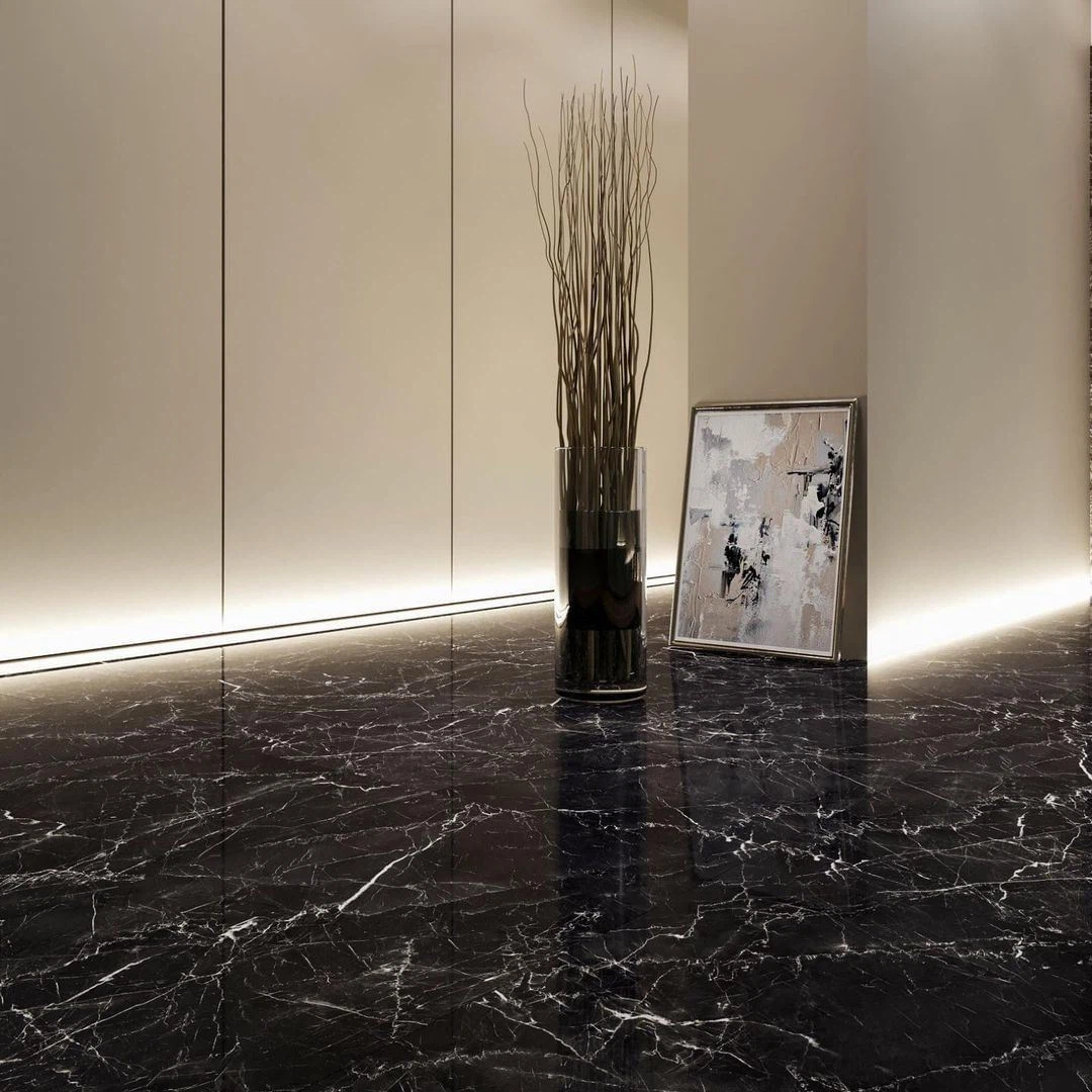 Nero Marquina Marble floor Nero Marquina Marble floor