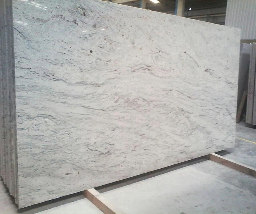 river white granite polished slab