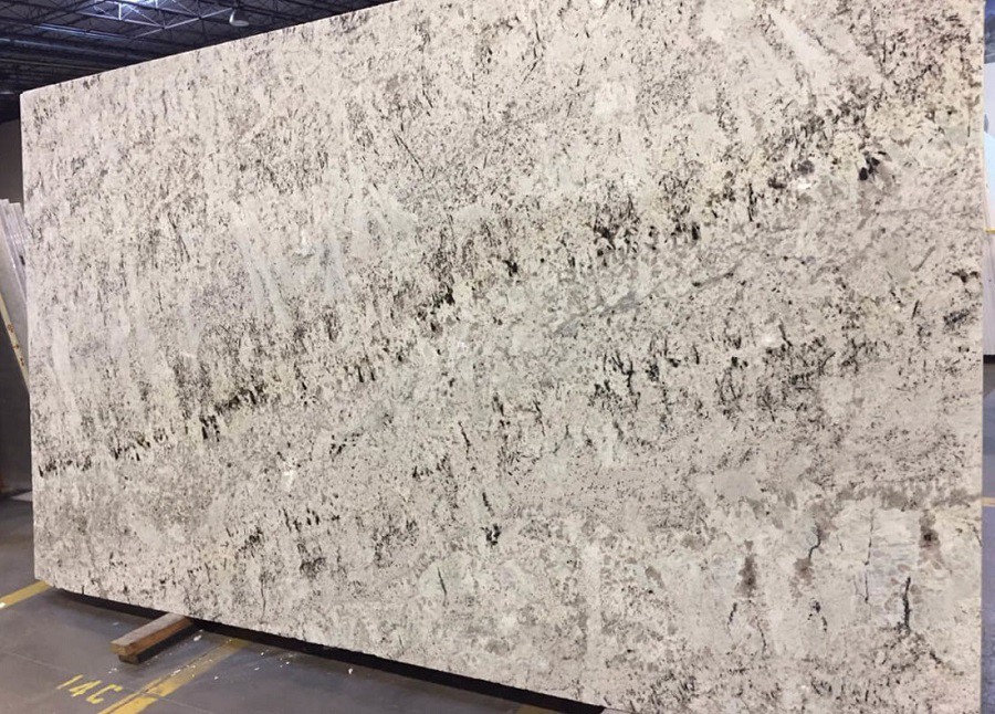 White galaxy granite slabs