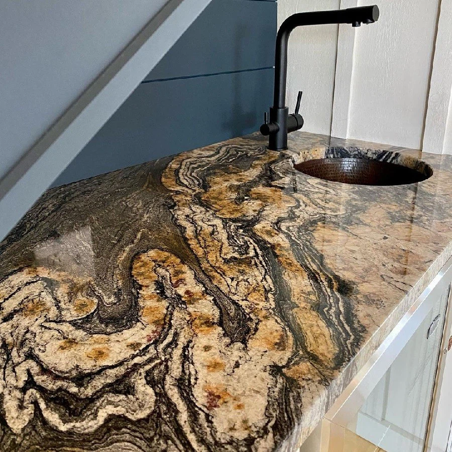 Magma gold granite countertop