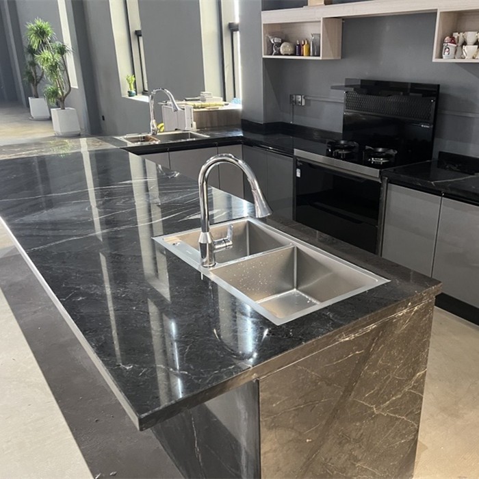 Nature Virginia Mist Granite Black Granite Countertop