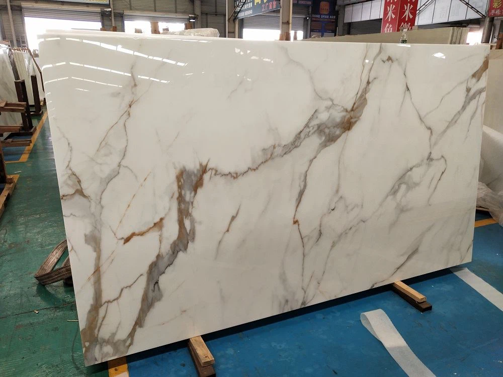 Calacatta Nano Glass Stone 2 Calacatta Nano Glass Stone 2