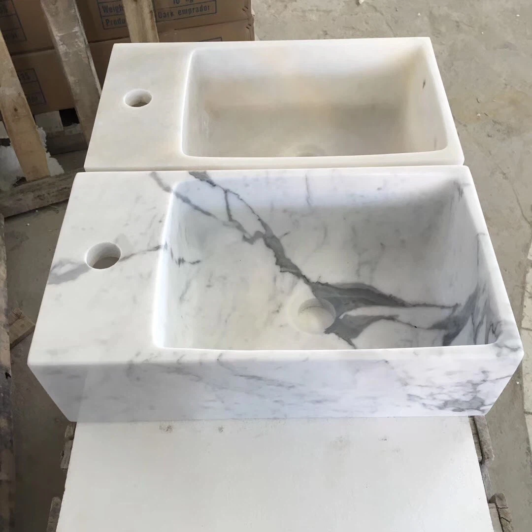 White marble sinks basin White marble sinks basin