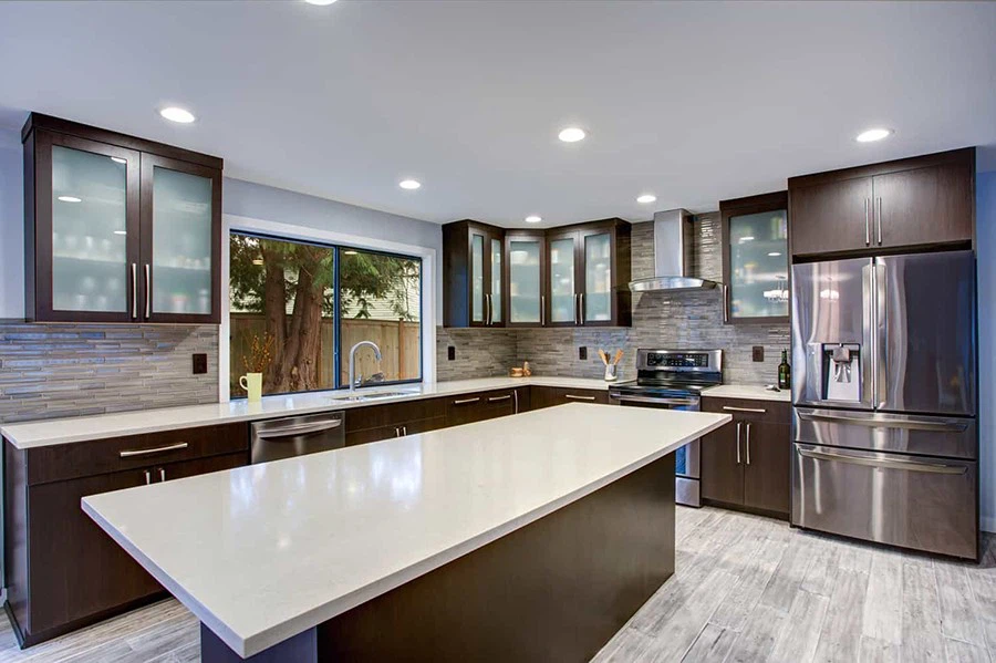 white quartz kitchen white quartz kitchen