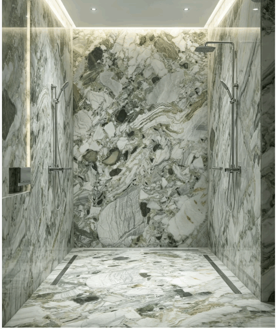 Ice Emerald Green Sintered Stone Slabs Full Body For Vanity Top Table Top Island factory