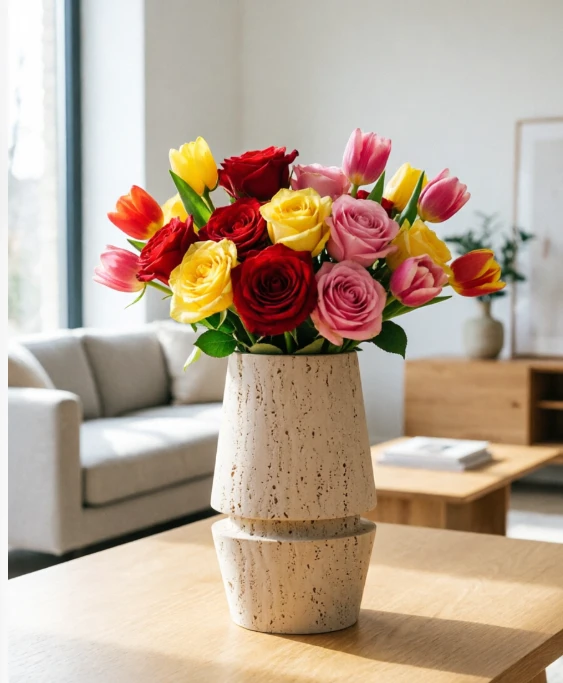TRAVERTINE VASE best