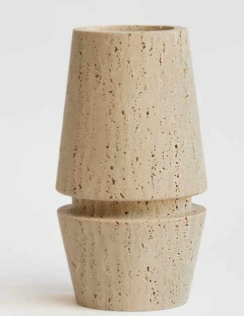 TRAVERTINE VASE