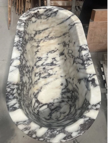 Calacatta Viola Marble Bathtub suppliers