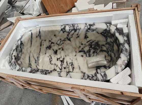 Calacatta Viola Marble Bathtub high quality