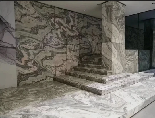 Cloud Wave Marble For Interior Design Projects high quality