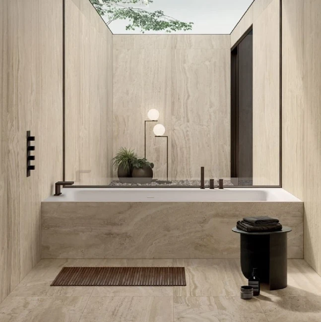 Elegant Italian Navona Travertine Stone For Luxury Interiors&Architecture