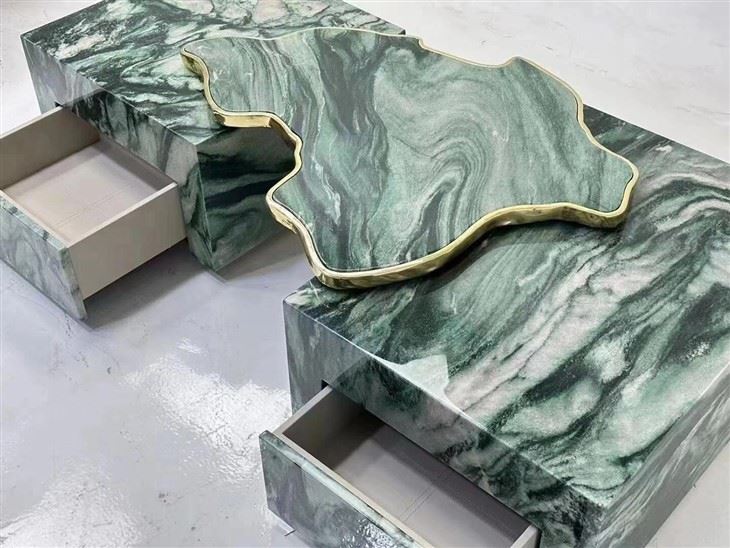 Exotic Green Aurora Stone Verde Lapponia Granite Slabs best