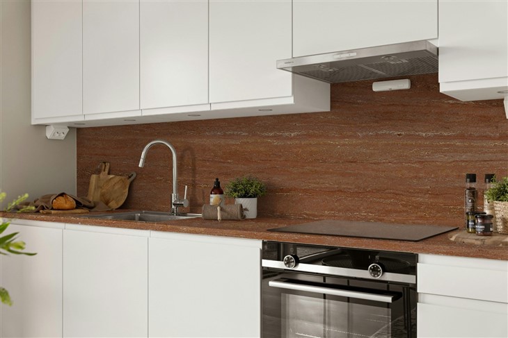 Factory Customized Matte Rosso Travertino Sintered Stone suppliers