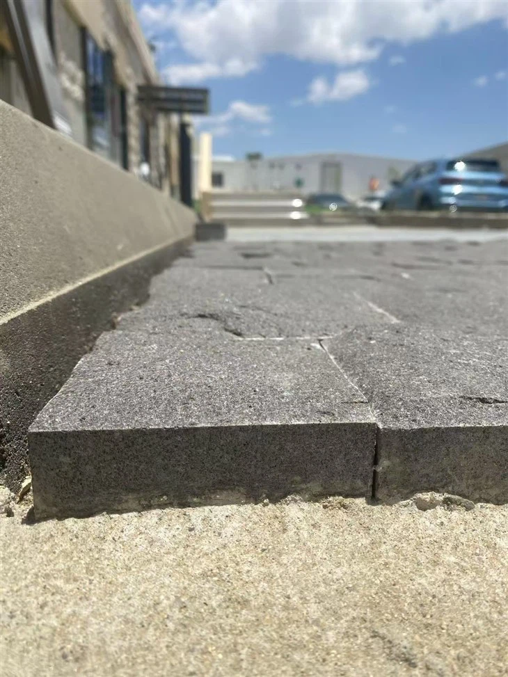 Natural Black Basalt Stone Floor Tiles Pavers Stone factory