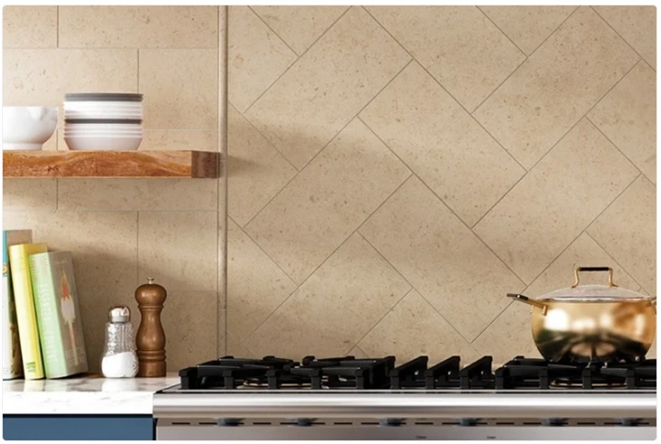 Gascogne Beige Limestone Matte Decorative Wall Tile Floorings factory