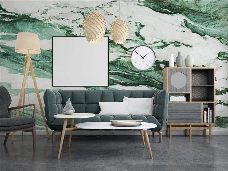 Green Star Quarzite Polished Marble Slab manufacturers