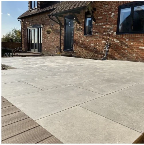 Jura Gray Limestone Honed Tiles For Wall Cladding And Flooring high quality