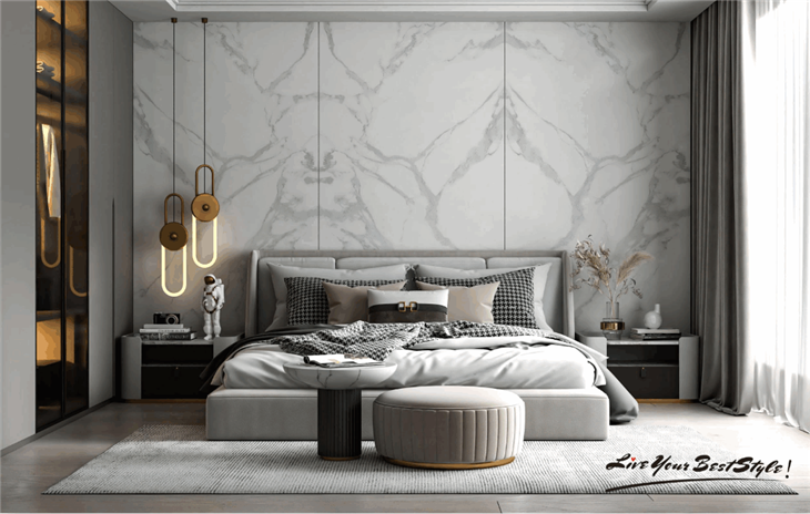 Large Format Porcelain Slabs Calacatta Kataba White Sintered Stone Thin Veneer Stone