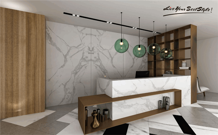 Large Format Porcelain Slabs Calacatta Kataba White Sintered Stone Thin Veneer Stone price