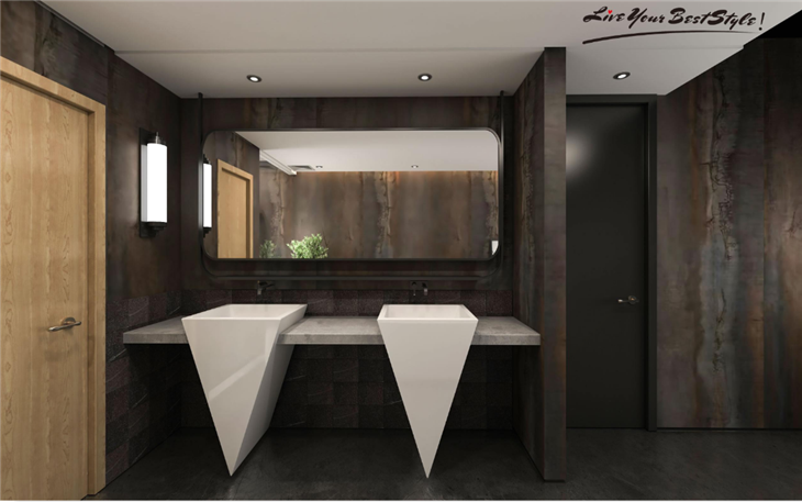 Large Format Porcelain Slabs Corten Sintered Stone Wall Panel Stone Veneer high quality