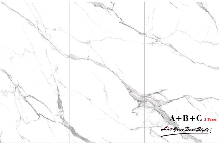 Large Format Porcelain Slabs Greek White Sintered Stone Wall Cladding Veneer price