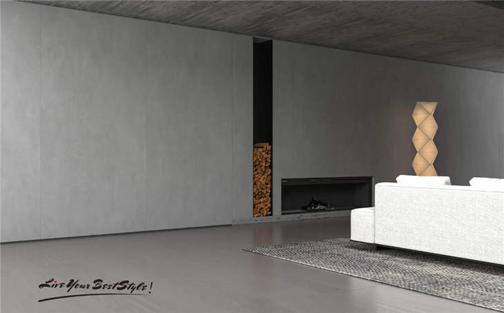 Large Format Porcelain Slabs Sintered Stone Clear Cement Veneer Sheet Wall Panel best