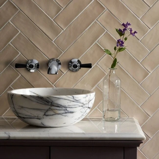 Lilac White Marble Round Basin suppliers