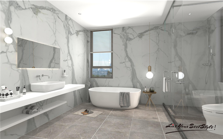 Piedra Sinterizada Bendable Stone Calacatta White Sintered Stone Wall Tile Panels-white best