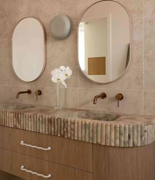 Polished Italy Monet Garden Marble Slabs For Decoration