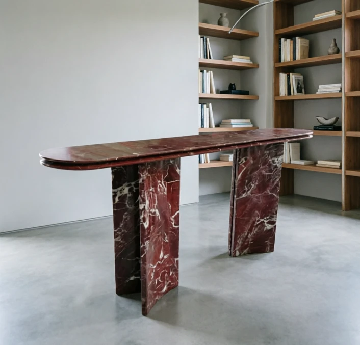 Rosso Levanto Marble Hallway Table price