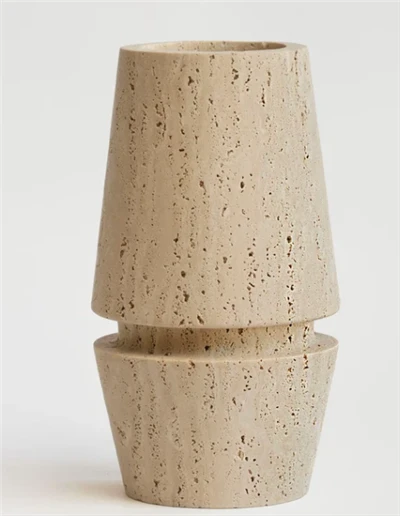 TRAVERTINE VASE