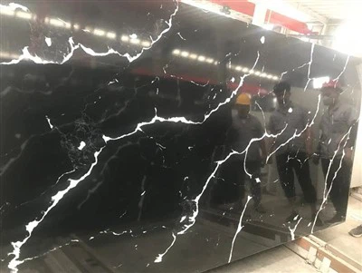 Artificial Quartz Stone Black Marquina Ideal