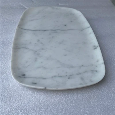 Carrara White Marble Tray