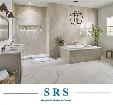 Full Slab Marble Walls