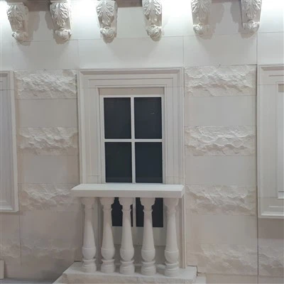 Honed Limra White Limestone Beige Marble Wall Cladding Tile Flooring Covering Slabs