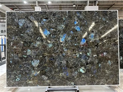 Labradorite Blue Granite Spliced Madagascar Labradorite