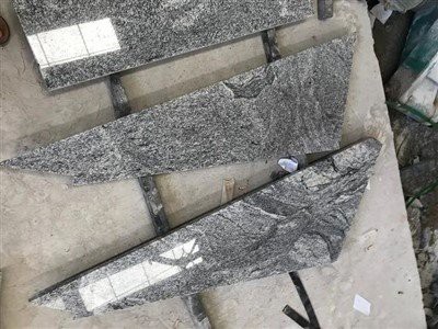Natural Stone Polished China Juparana Granite Slab For Stairs