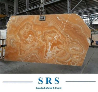 Orange Marble Slab