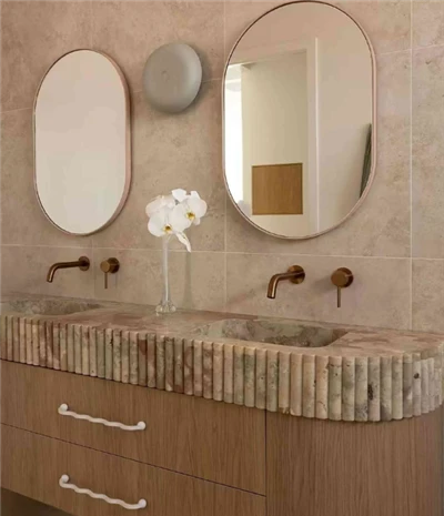 Polished Italy Monet Garden Marble Slabs For Decoration
