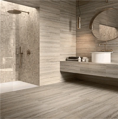 Roman Silver Travertine Tiles For Interior And Exterior Building Decoration