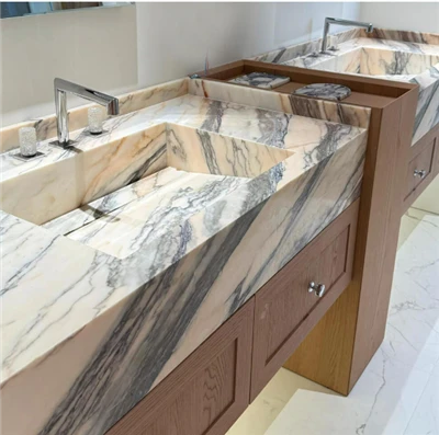 Rosa Portugal Marble Sink