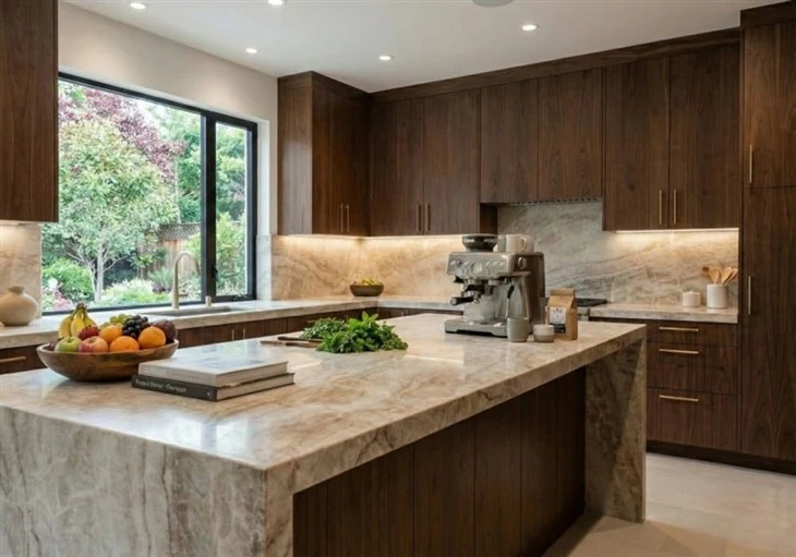 Taj Mahal Supreme Polished Quartzite Slab factory